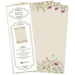 Briefpapier tatmotive Wildblumen, A4