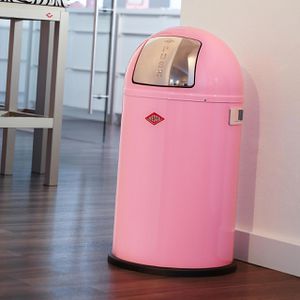 Produktbild für Mülleimer Wesco Pushboy Junior, pink