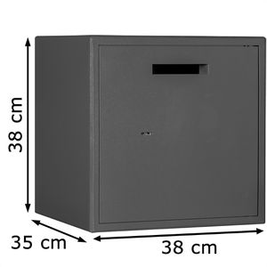 Produktbild für Einwurftresor format F2, mit Einwurfschlitz