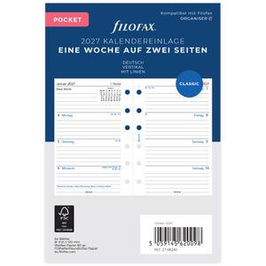 Produktbild für Kalendereinlagen Filofax 27-68240, Jahr 2027