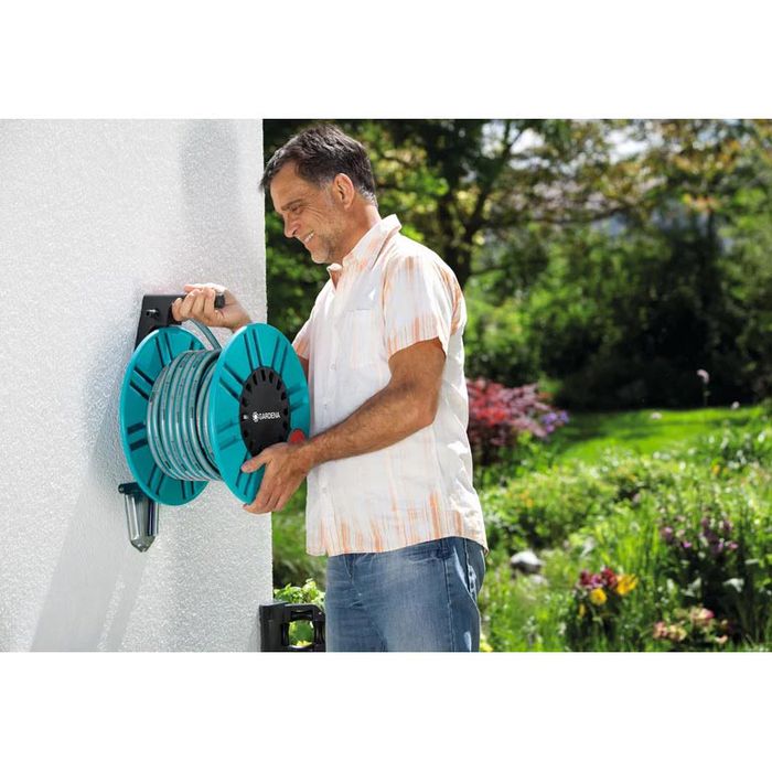 Gardena Schlauchtrommel Classic 60, ohne Schlauch, Wand Schlauchtrommel