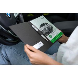Produktbild für Fahrzeugmappe Sigel EF515, Leinenstruktur, A5