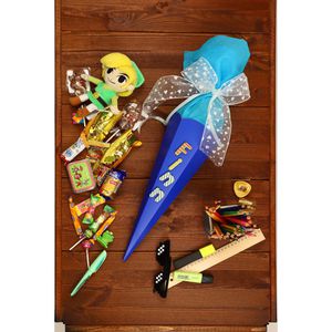 Produktbild für Schultüte Folia 94535 Rohling, dunkelblau