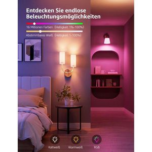 Produktbild für LED-Lampe Lepro BC1 Smart KI, E14