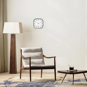Produktbild für Wanduhr TFA 60.3076.01, Kunststoff, analog, Quarzuhr
