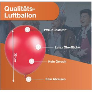 Produktbild für Luftballons TK-Gruppe rot
