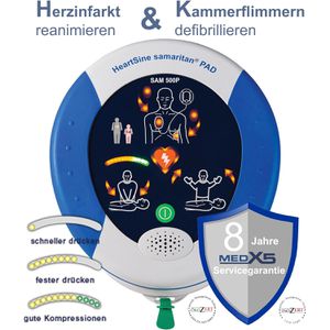 Produktbild für Defibrillator HeartSine SAM 500P, für Laien