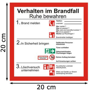 Produktbild für Hinweisschild Abtec ISO 7010, Folie