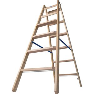 Produktbild für Stehleiter Krause Stabilo, 818331, beidseitig begehbar