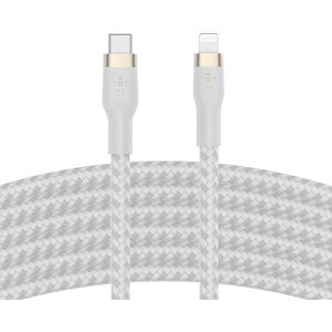 Ladekabel Belkin BoostCharge Pro Flex, weiß, 3m