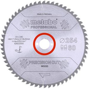 Kreissägeblatt Metabo Precision Cut Wood Pro