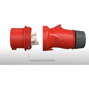 Produktbild für CEE-Kupplung Mennekes PowerTop Xtra S, 5-polig