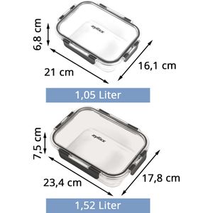 Produktbild für Frischhaltedose Zyliss E981067, aus Glas