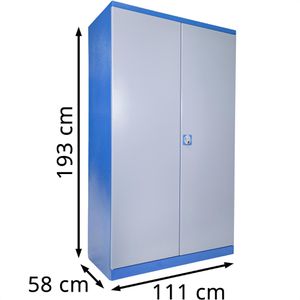 Produktbild für Werkzeugschrank Güde VAS T02 40716, aus Metall, blau / grau