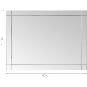 Produktbild für Wandspiegel vidaXL 249532, modern, rechteckig