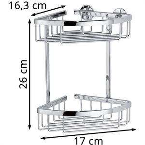 Produktbild für Duschablage Tesa Aluxx 40205, verchromt