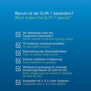 Produktbild für Treppenlichtzeitschalter Theben ELPA 1 TLZ