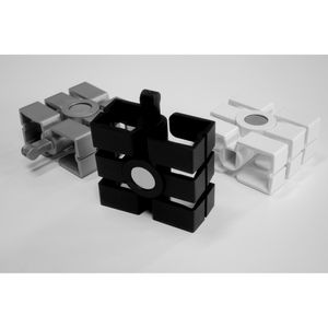 Produktbild für Kabelführung Actiforce CM007-11, zum Anschrauben, schwarz