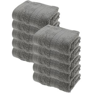 Handtuch Julie-Julsen Bio, silbergrau, 30 x 50 cm