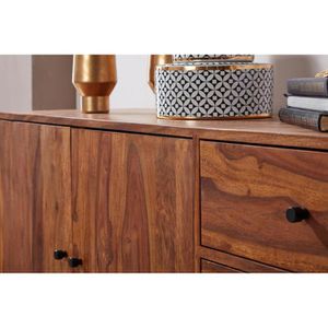 Produktbild für Sideboard Wohnling WL5.349, aus Massivholz, sheesham