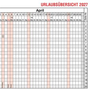Produktbild für Urlaubsplaner Güss-Verlag 12-20mB, Jahr 2027
