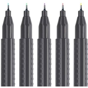 Produktbild für Fineliner Faber-Castell Grip Finepen Pastel 151602