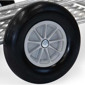 Produktbild für Handwagen Fetra 6104P, mit Plattform, verzinkt