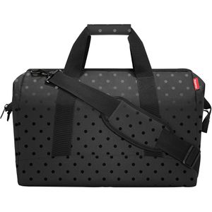 Produktbild für Reisetasche Reisenthel Allrounder L, glossy dots black, 48 cm