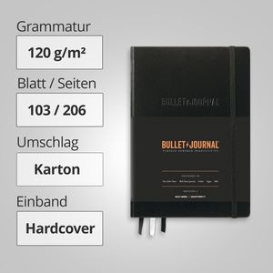 Produktbild für Notizbuch Leuchtturm1917 Bullet Journal 2, Karton Hardcover