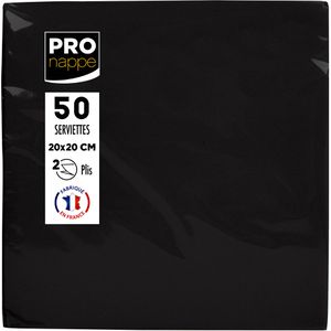 Produktbild für Servietten PROnappe SV622021I, schwarz