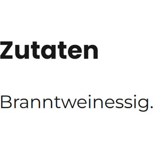 Produktbild für Tafelessig Born Sprit, aus Branntwein, 10% Säure
