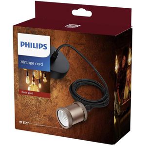 Produktbild für Lampenfassung Philips Classic Cord, gold