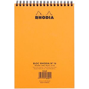 Produktbild für Notizblock Rhodia 16501C, orange, A5