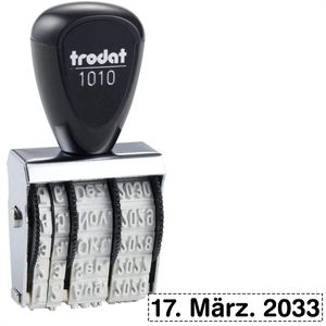Datumstempel Trodat 1010, für Stempelkissen