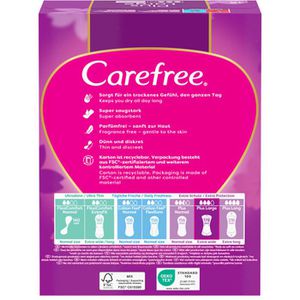 Produktbild für Slipeinlagen Carefree Plus Large