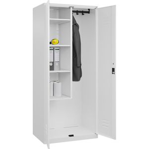 Mehrzweckschrank CP-Möbel Classic Plus, abschließbar, weiß