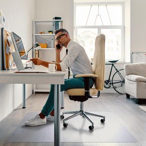 Produktbild für Bodenschutzmatte Floortex Valuemat, transparent