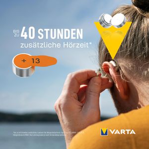 Produktbild für Hörgerätebatterie Varta 13