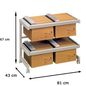 Produktbild für Hängemappenwagen Hammerbacher 18H2