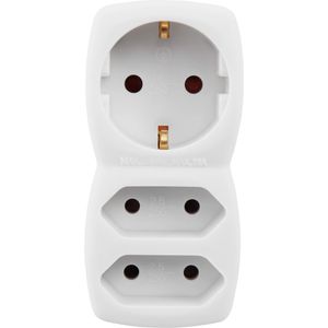 Produktbild für Steckdosenadapter Böttcher-AG weiß