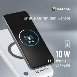 Produktbild für Powerbank Varta Wireless 57909, 20000mAh