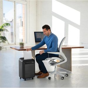 Produktbild für Aktenvernichter Fellowes 5050201 LX211, schwarz, mit Rollen