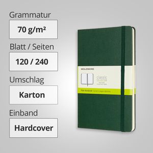 Produktbild für Notizbuch Moleskine Classic Collection Large, Karton Hardcover