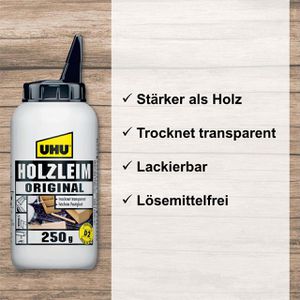 Produktbild für Holzleim UHU Original, D2, 250g