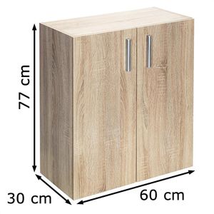 Produktbild für Aktenschrank CASARIA Vela 106607, aus Holz