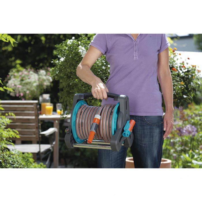 Gardena Schlauchtrommel Classic 10 Set, mit 10m Schlauch und Zubehör