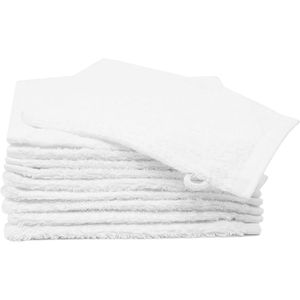 Produktbild für Waschlappen Zollner Amalfi W Set, weiß, 17 x 21 cm