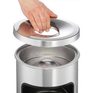 Produktbild für Aschenbecher Durable 3332-23, silber, für Outdoor