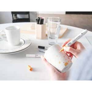 Produktbild für Porzellanstifte Kreul Glass &amp; Porcelain Pen Metallic, 16424