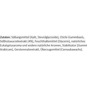 Produktbild für Kaugummis True-Gum Lakritze &amp; Eukalyptus